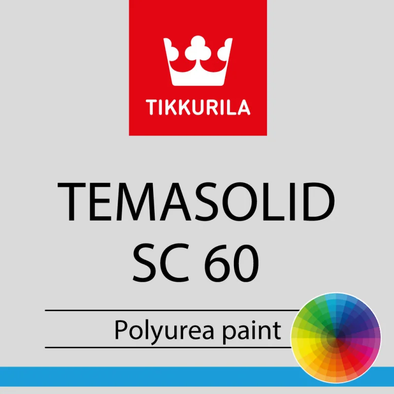 Tikkurila Temasolid SC 60 | High solids content and low VOC paint for metal