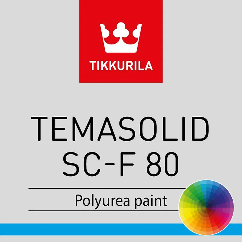 Tikkurila Temasolid SC-F 80 | Two-component  polyurea paint for steel