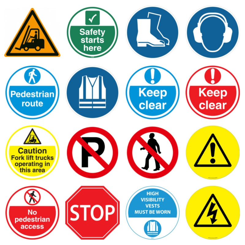 Heskins Warehouse Marker Signs | Safety Displays | Rawlins Paints