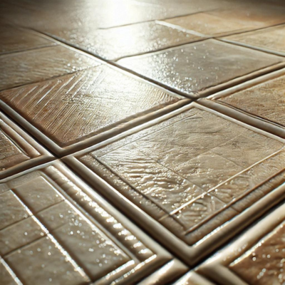 Ceramic tiled floor