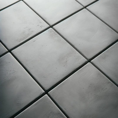 Cement floor tiles