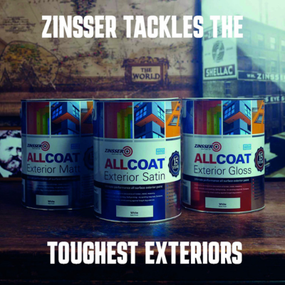 Zinsser Allcoat Exterior - the best paint for painting powder coated metal