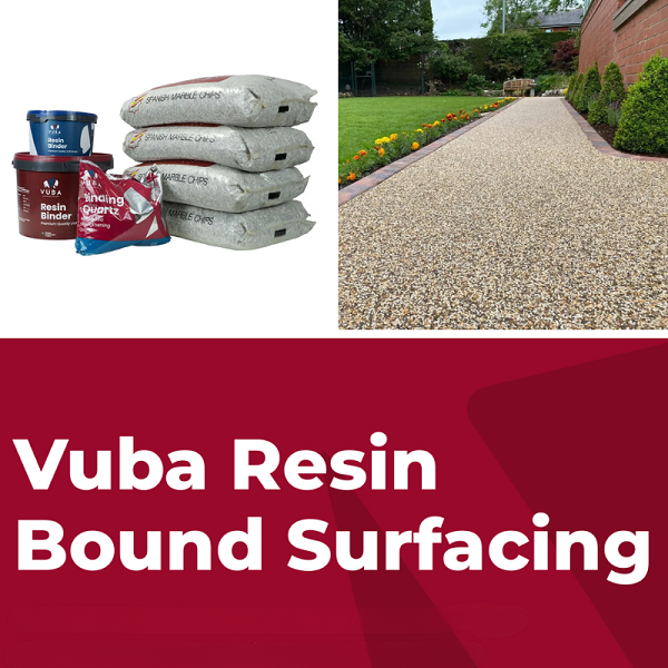 Vuba's resin bound surfacing kits take the hard work out of purchasing a system